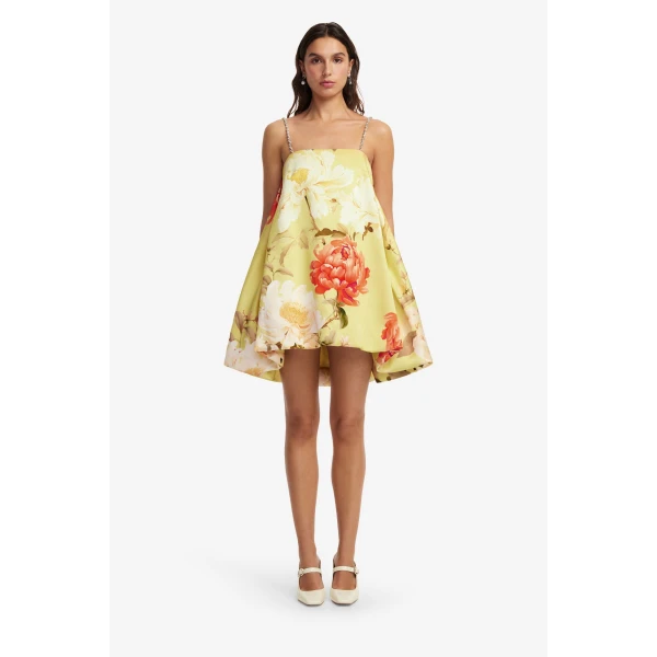 Leo Lin Patsy Embellished Puff Mini Dress, view 2