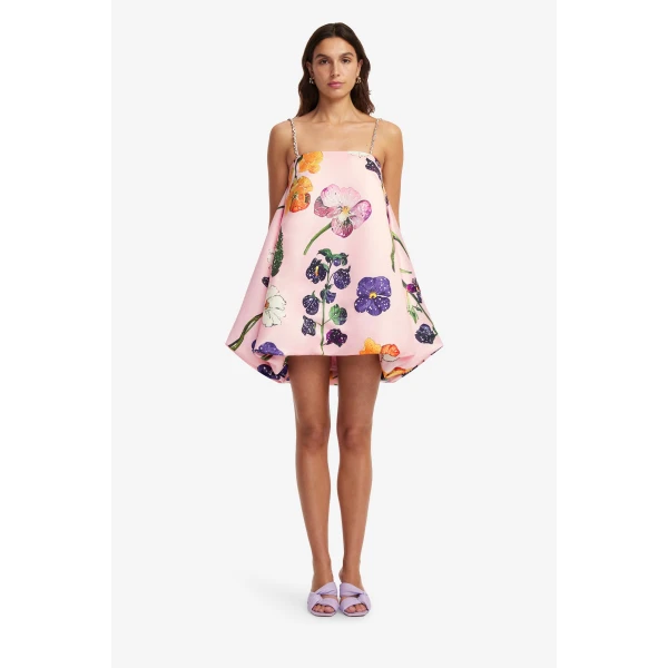 Leo Lin Patsy Embellished Puff Mini Dress, view 2