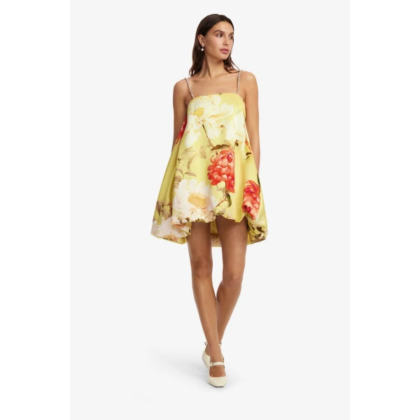 Leo Lin Patsy Embellished Puff Mini Dress, view 3
