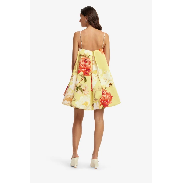 Leo Lin Patsy Embellished Puff Mini Dress, view 5