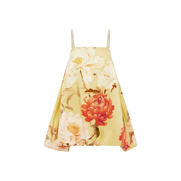 Leo Lin Patsy Embellished Puff Mini Dress