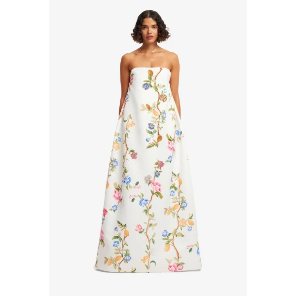 Leo Lin Phoebe Embellished Gown, view 2