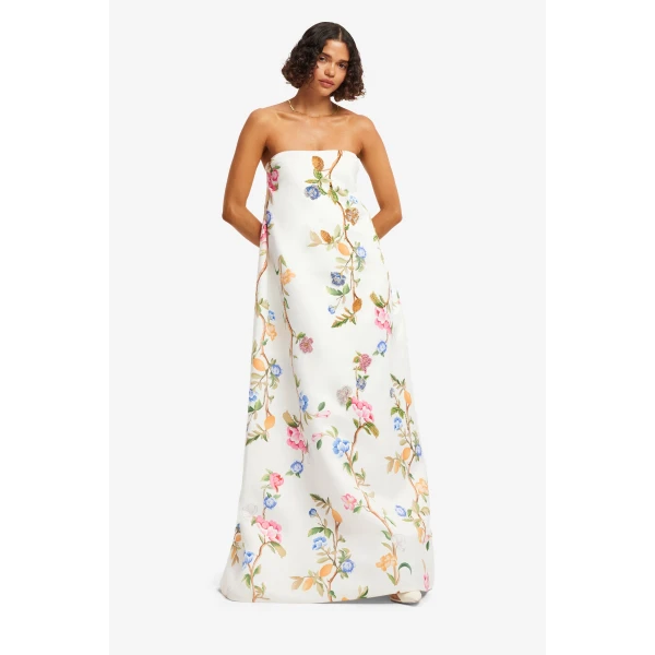 Leo Lin Phoebe Embellished Gown, view 3