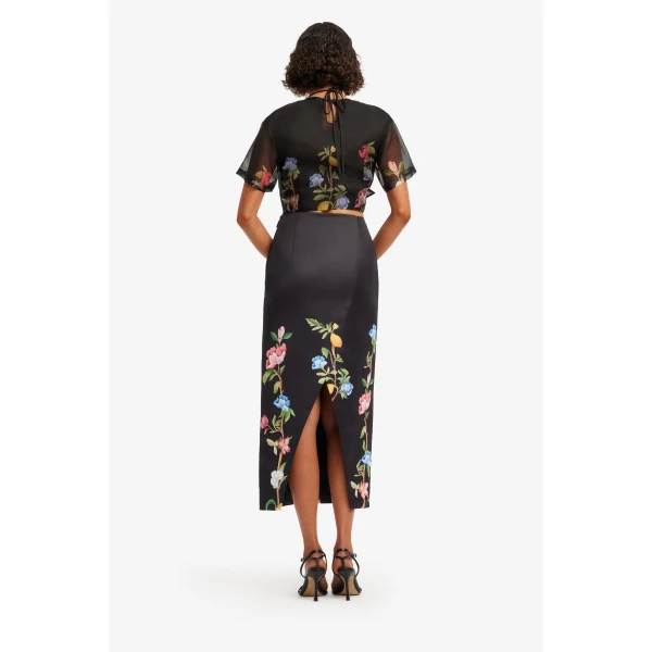 Leo Lin Quinn Midi Skirt, view 5