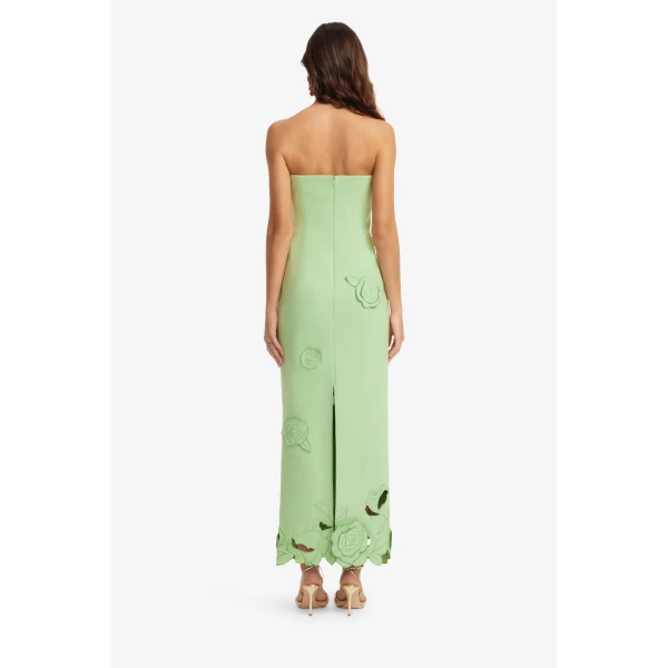 Leo Lin Rayna Appliqué Bustier Maxi Dress, view 5