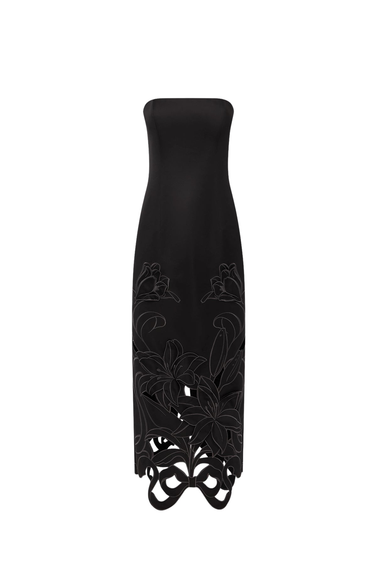 Leo Lin Rayna Appliqué Bustier Maxi Dress  - Leo Lin Dress - Australian Luxury Fashion - Shop at Luxury Shoes 