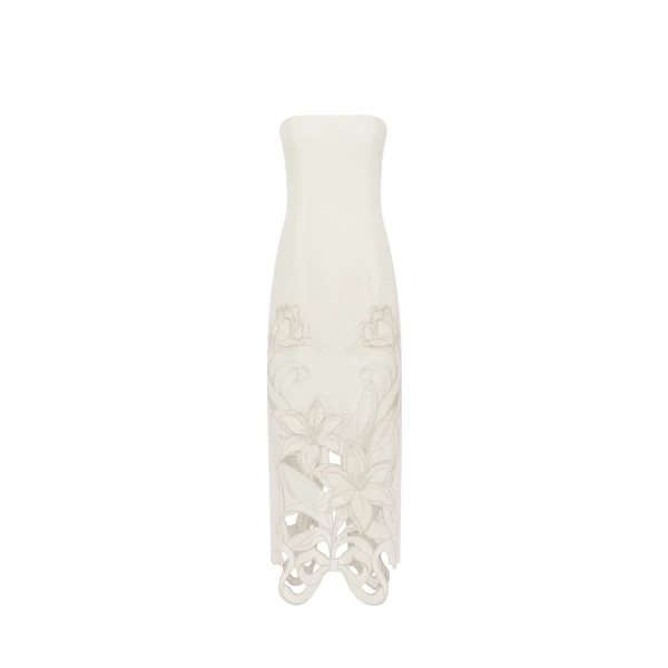 Leo Lin Rayna Appliqué Bustier Maxi Dress  - Leo Lin Dress - Australian Luxury Fashion - Shop at Luxury Shoes 