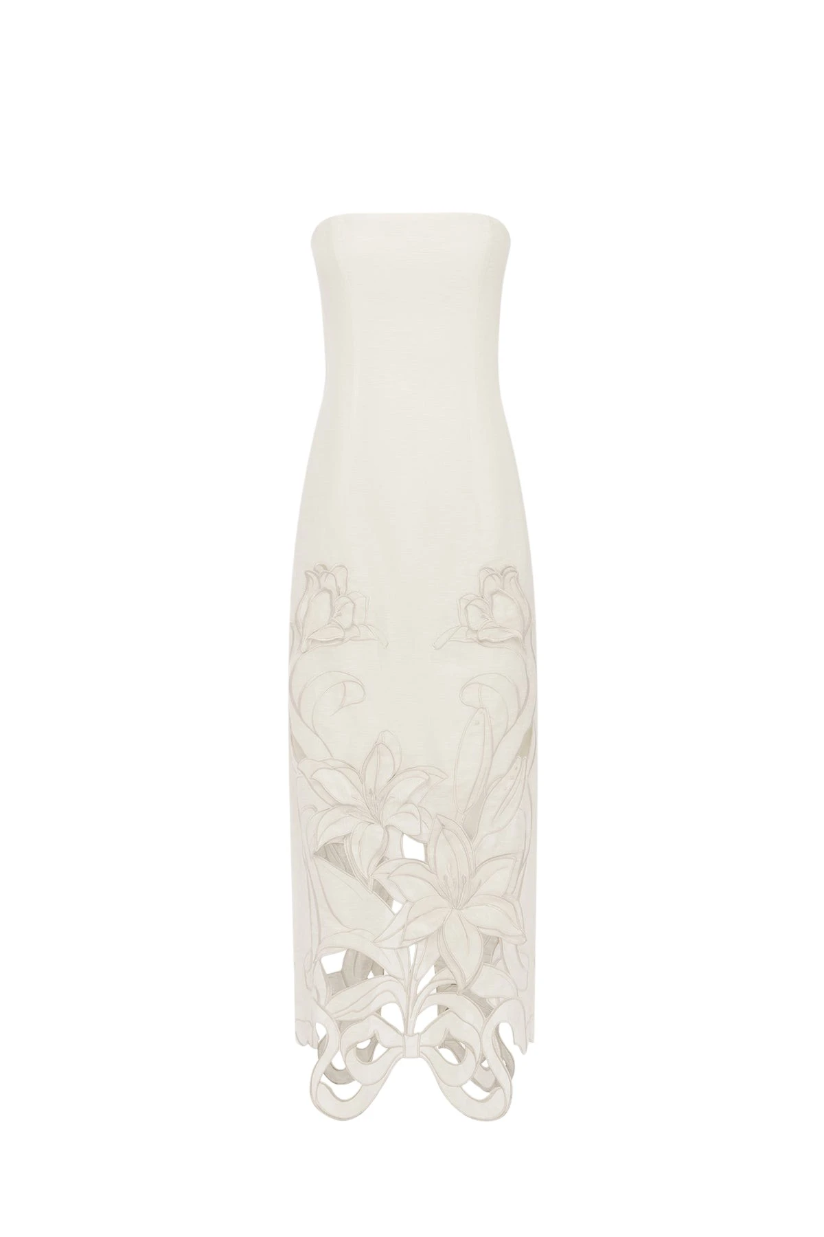 Leo-Lin-Rayna-Applique-Bustier-Maxi-Dress-717685_nobg Leo Lin Rayna Appliqué Bustier Maxi Dress