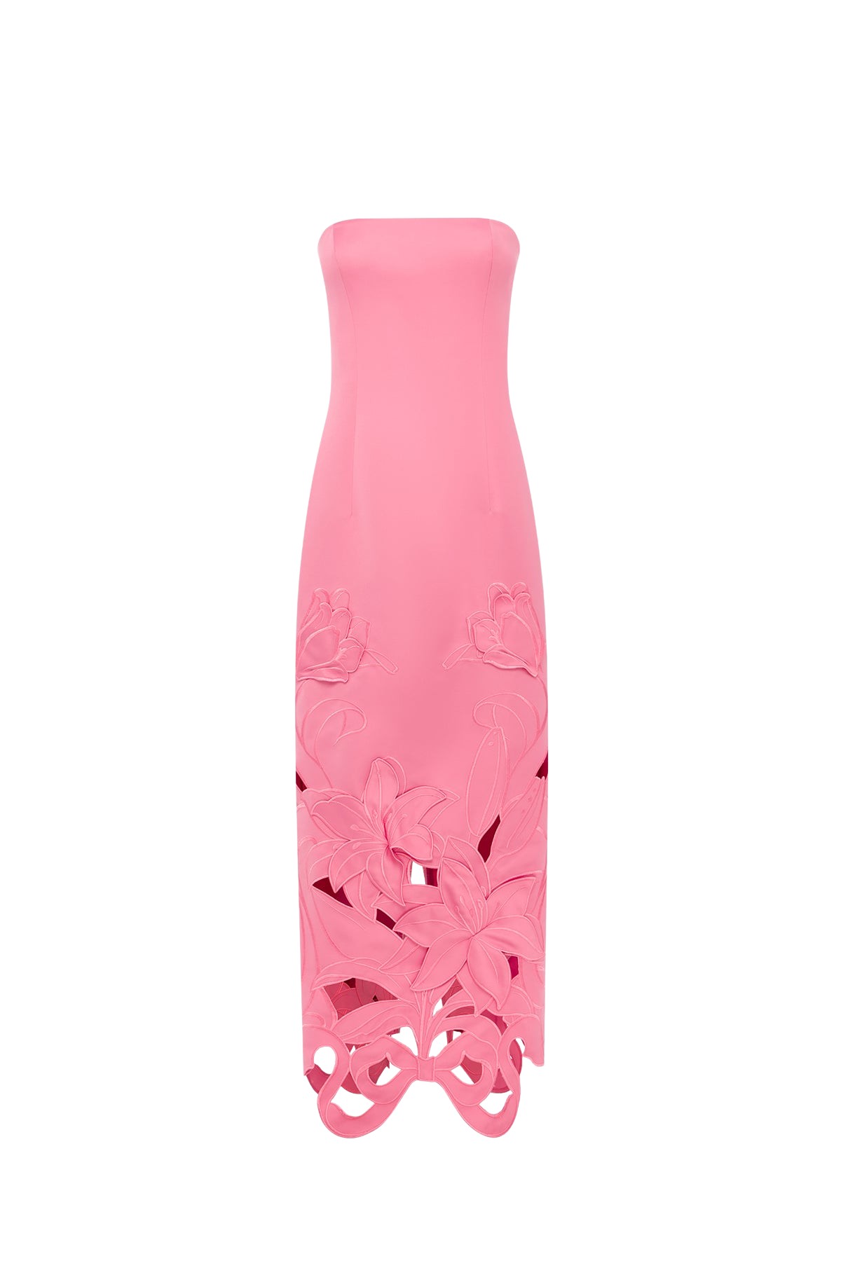 Leo Lin Rayna Appliqué Bustier Maxi Dress  - Leo Lin Dress - Australian Luxury Fashion - Shop at Luxury Shoes 