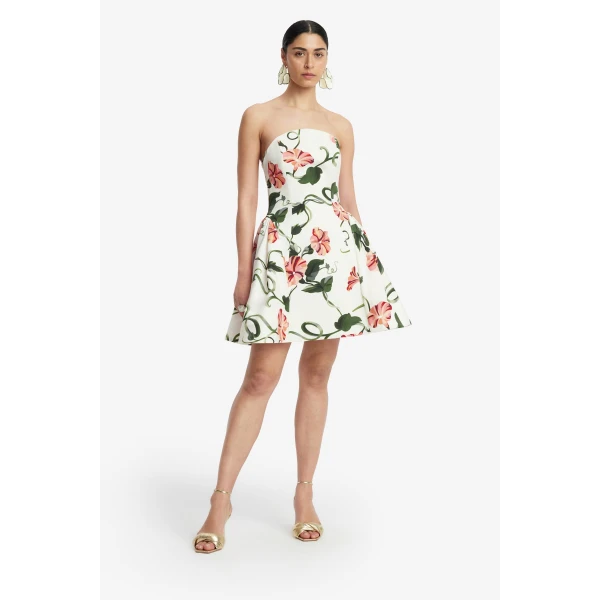 Leo Lin Reese Bustier Mini Dress, view 3