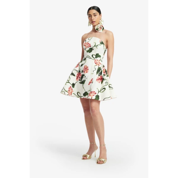 Leo Lin Reese Bustier Mini Dress, view 4