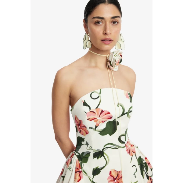 Leo Lin Reese Bustier Mini Dress, view 6