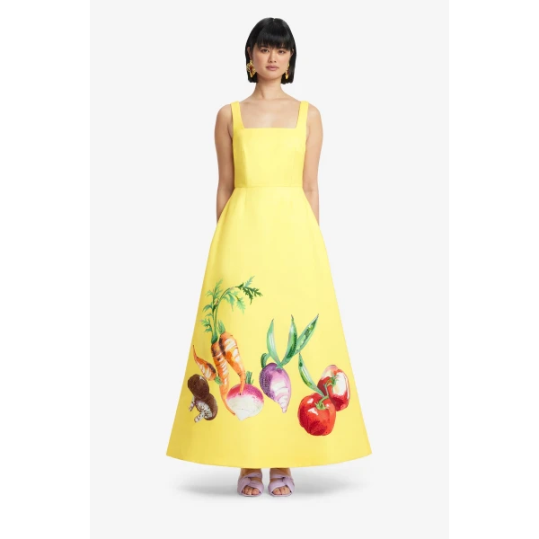 Leo Lin Rianne Appliqué Maxi Dress, view 2
