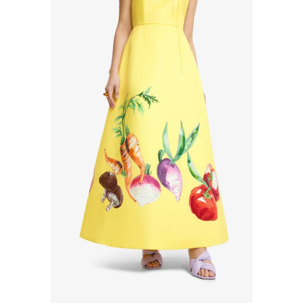 Leo Lin Rianne Appliqué Maxi Dress, view 6