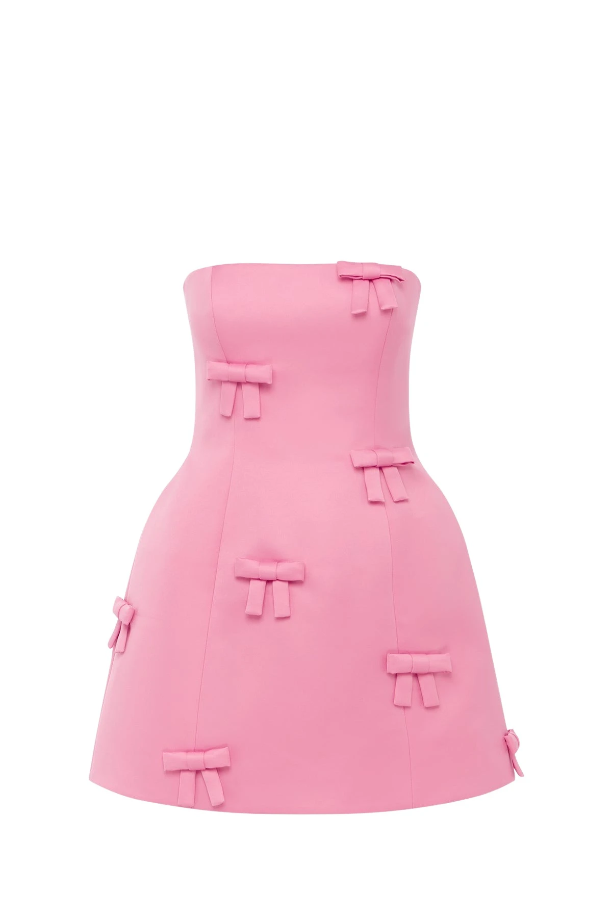 Leo Lin Roselle Bow Mini Dress