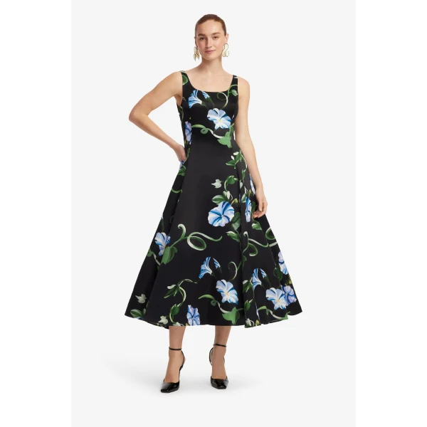 Leo Lin Serafina Appliqué Maxi Dress, view 3