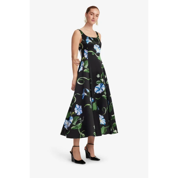 Leo Lin Serafina Appliqué Maxi Dress, view 4