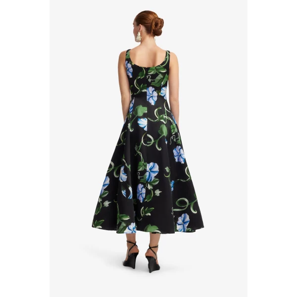 Leo Lin Serafina Appliqué Maxi Dress, view 5