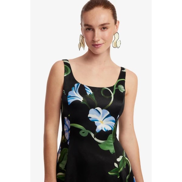 Leo Lin Serafina Appliqué Maxi Dress, view 6