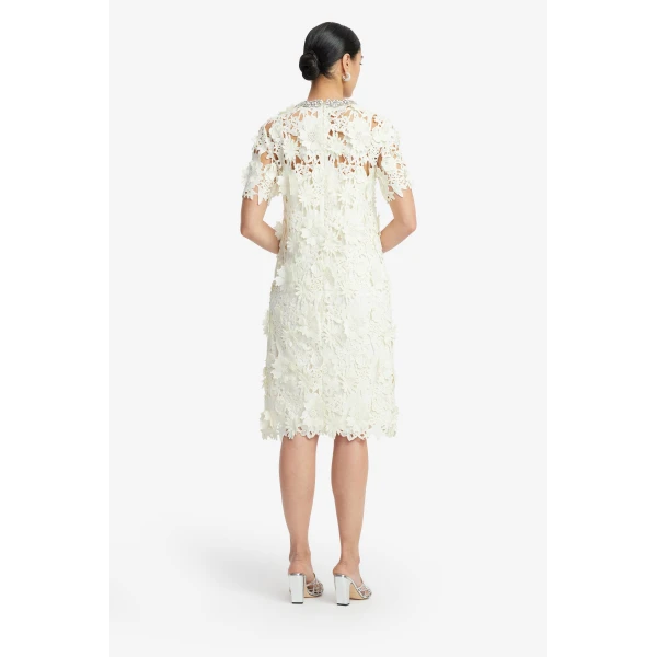 Leo Lin Sheridan Embellished Lace Midi Dress, view 5
