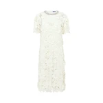 Leo Lin Sheridan Embellished Lace Midi Dress