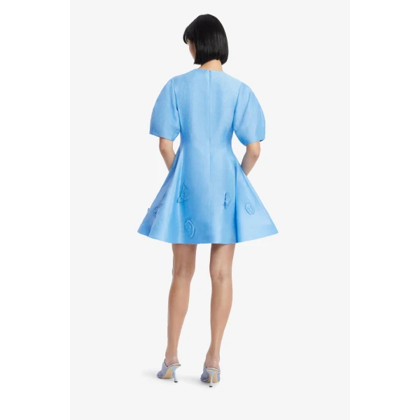 Leo Lin Simona Appliqué Mini Dress, view 5