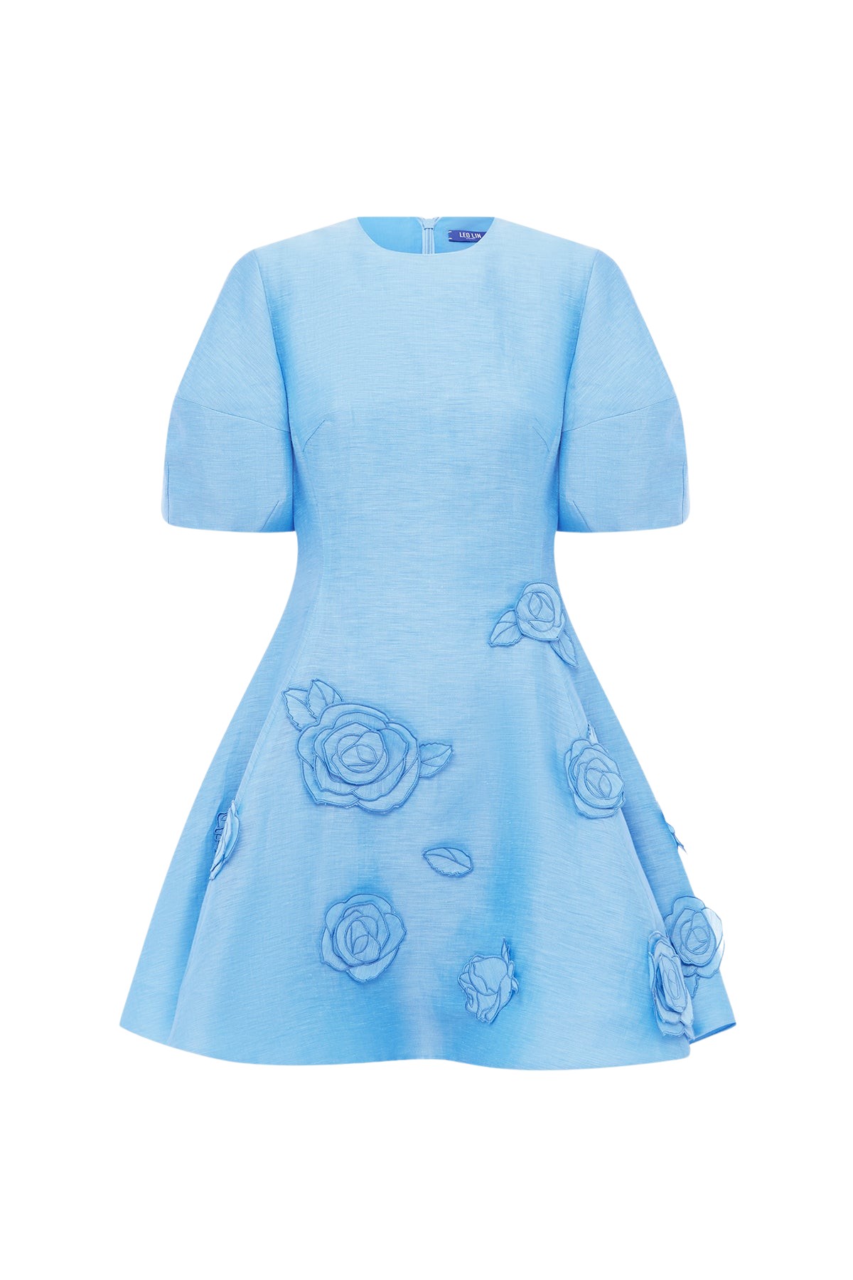 Leo Lin Simona Appliqué Mini Dress  - Leo Lin Dress - Australian Luxury Fashion - Shop at Luxury Shoes 