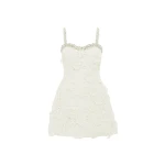 Leo Lin Sophia Embellished Lace Mini Dress