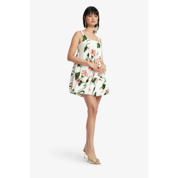 Leo Lin Suki Puff Mini Dress, view 4