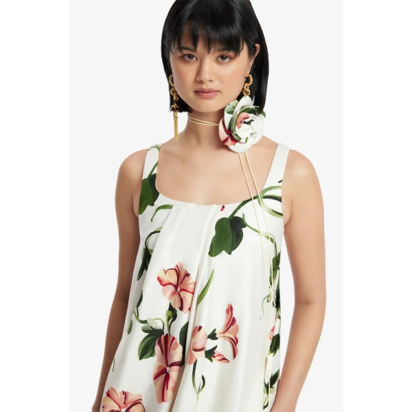 Leo Lin Suki Puff Mini Dress, view 6
