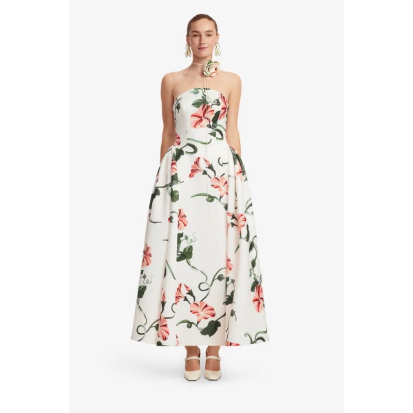 Leo Lin Violet Bustier Maxi Dress, view 2