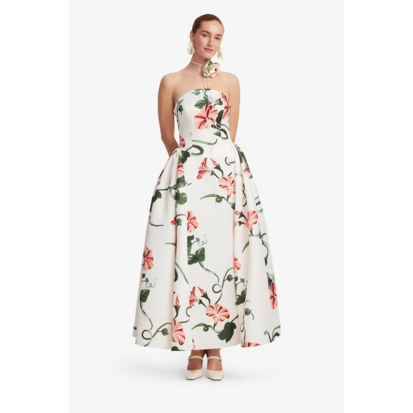 Leo Lin Violet Bustier Maxi Dress, view 3