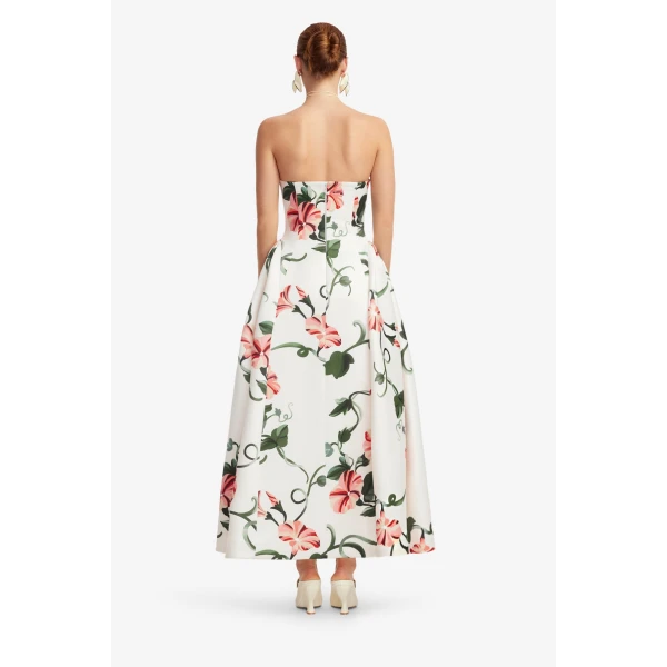 Leo Lin Violet Bustier Maxi Dress, view 5