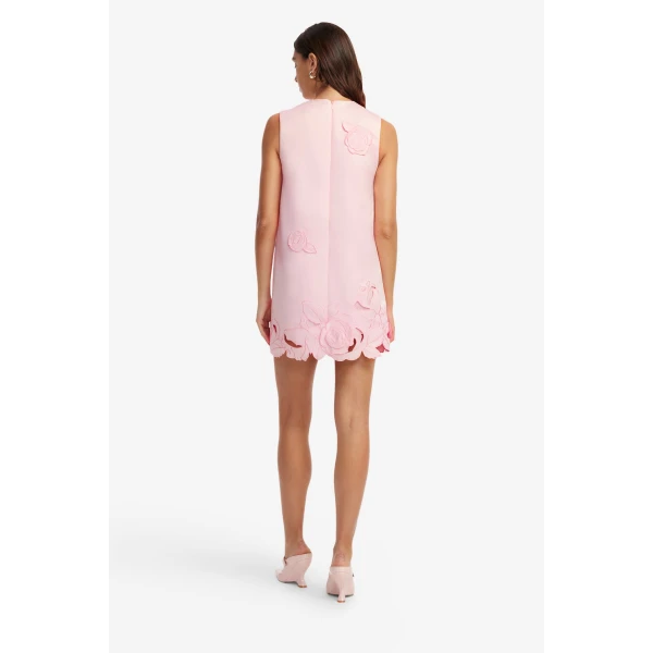 Leo Lin Yvonne Appliqué Mini Dress, view 5
