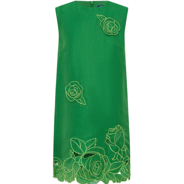 Leo Lin Yvonne Appliqué Mini Dress  - Leo Lin Dress - Australian Luxury Fashion - Shop at Luxury Shoes 