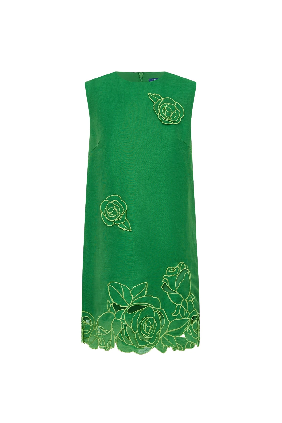 Leo Lin Yvonne Appliqué Mini Dress
