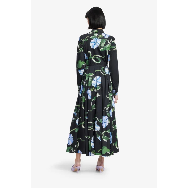 Leo Lin Zara Shirt Midi Dress, view 5