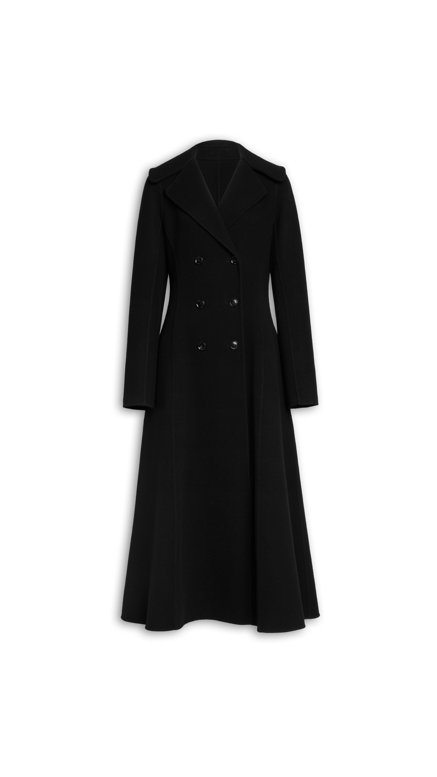 Alaïa Long Coat In Double Faced Wool - ALAÏA Coats - Laser Cut Luxury - Shop at Luxury Shoes Alaïa Long Coat In Double Faced Wool - ALAÏA Coats - Laser Cut Luxury - Shop at Luxury Shoes