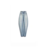 Alaïa Low Waist Round Jeans - ALAÏA Pants - Laser Cut Luxury - Shop at Luxury Shoes 