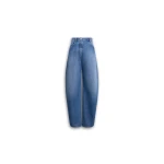 Alaïa Low Waist Round Jeans - ALAÏA Pants - Laser Cut Luxury - Shop at Luxury Shoes 