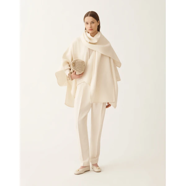 Fabiana Filippi Cashmere Sweater in White, view 2