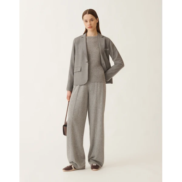 Fabiana Filippi Cashmere Sweater in Grey, view 2