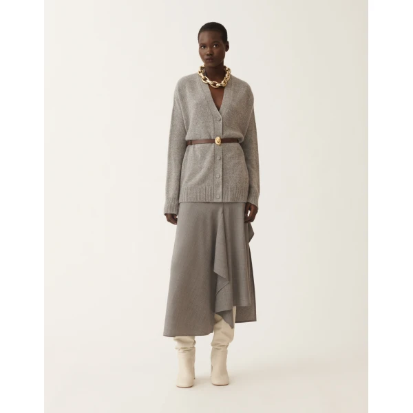 Fabiana Filippi Cashmere Sweater in Grey, view 2