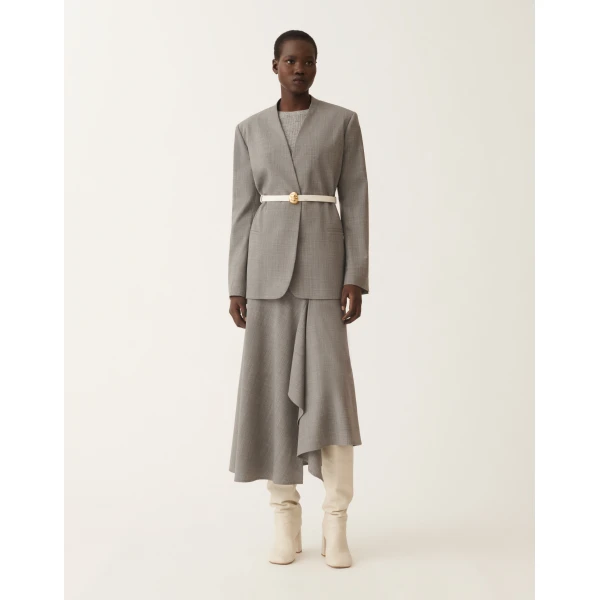 Fabiana Filippi Platinum Sweater in Grey, view 2