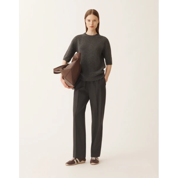 Fabiana Filippi Cashmere Sweater in Grey, view 2
