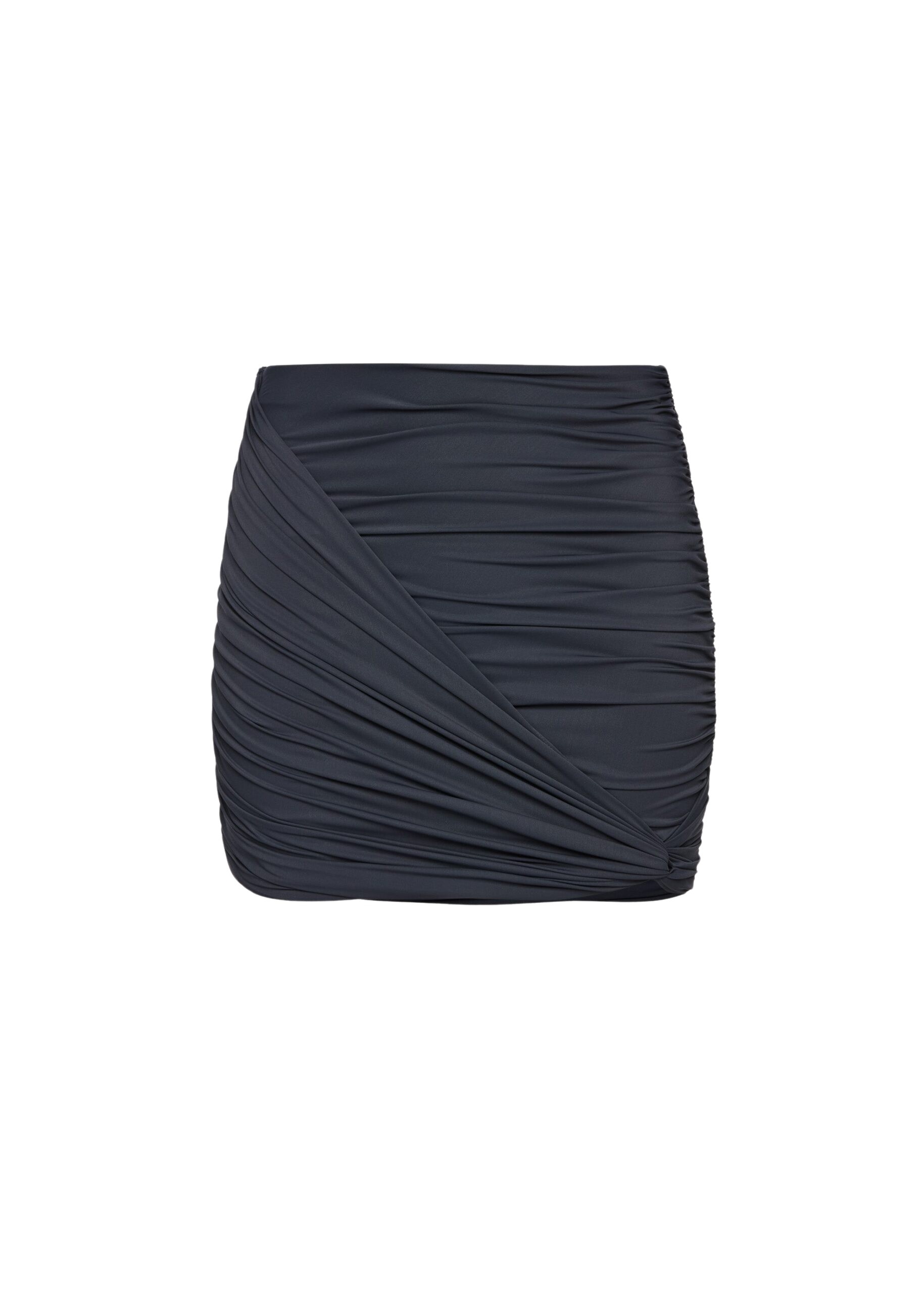 Magda Butrym Draped mini swim skirt in grey