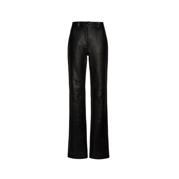 Magda Butrym Flared leather pants in black