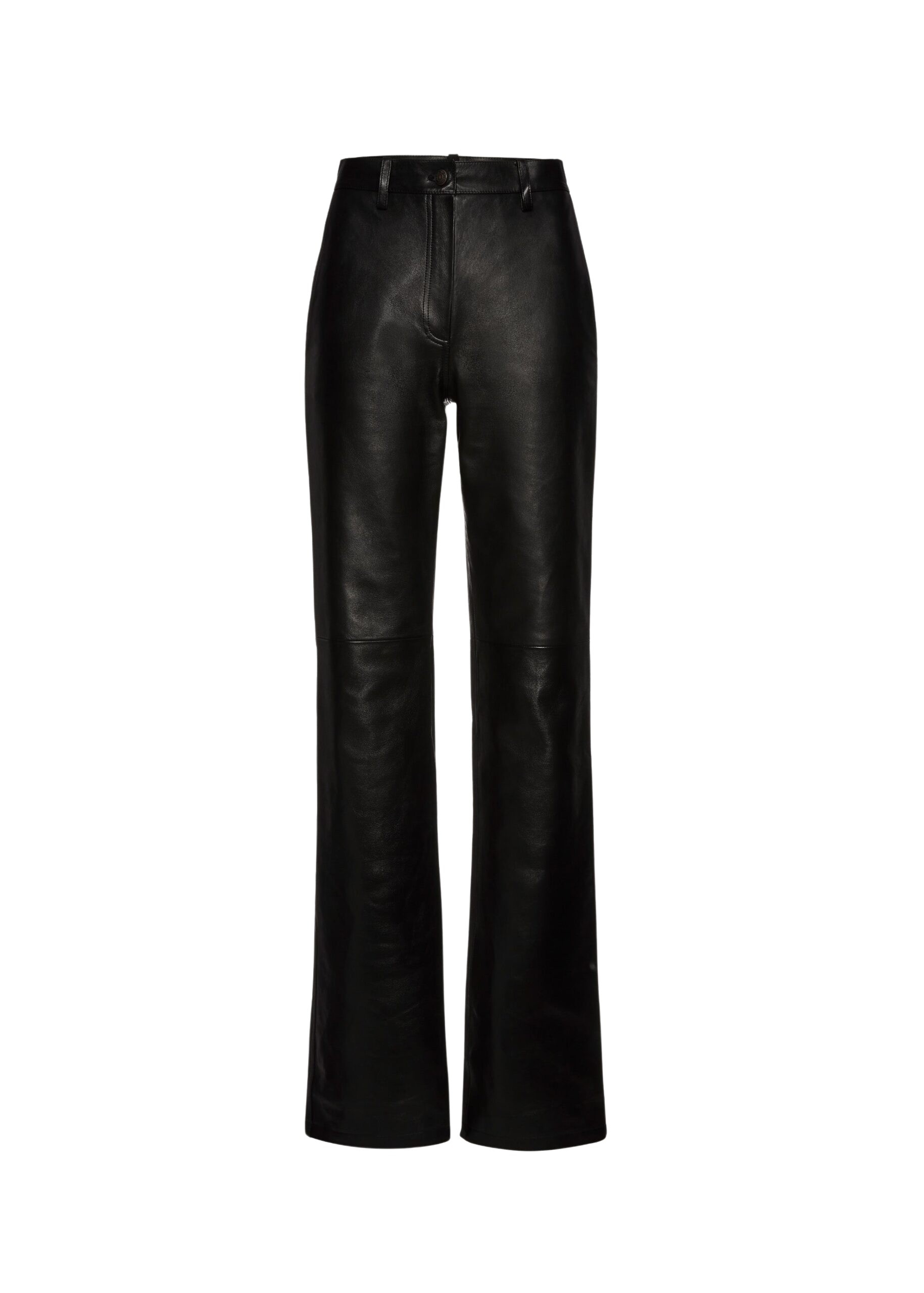 Magda Butrym Flared leather pants in black