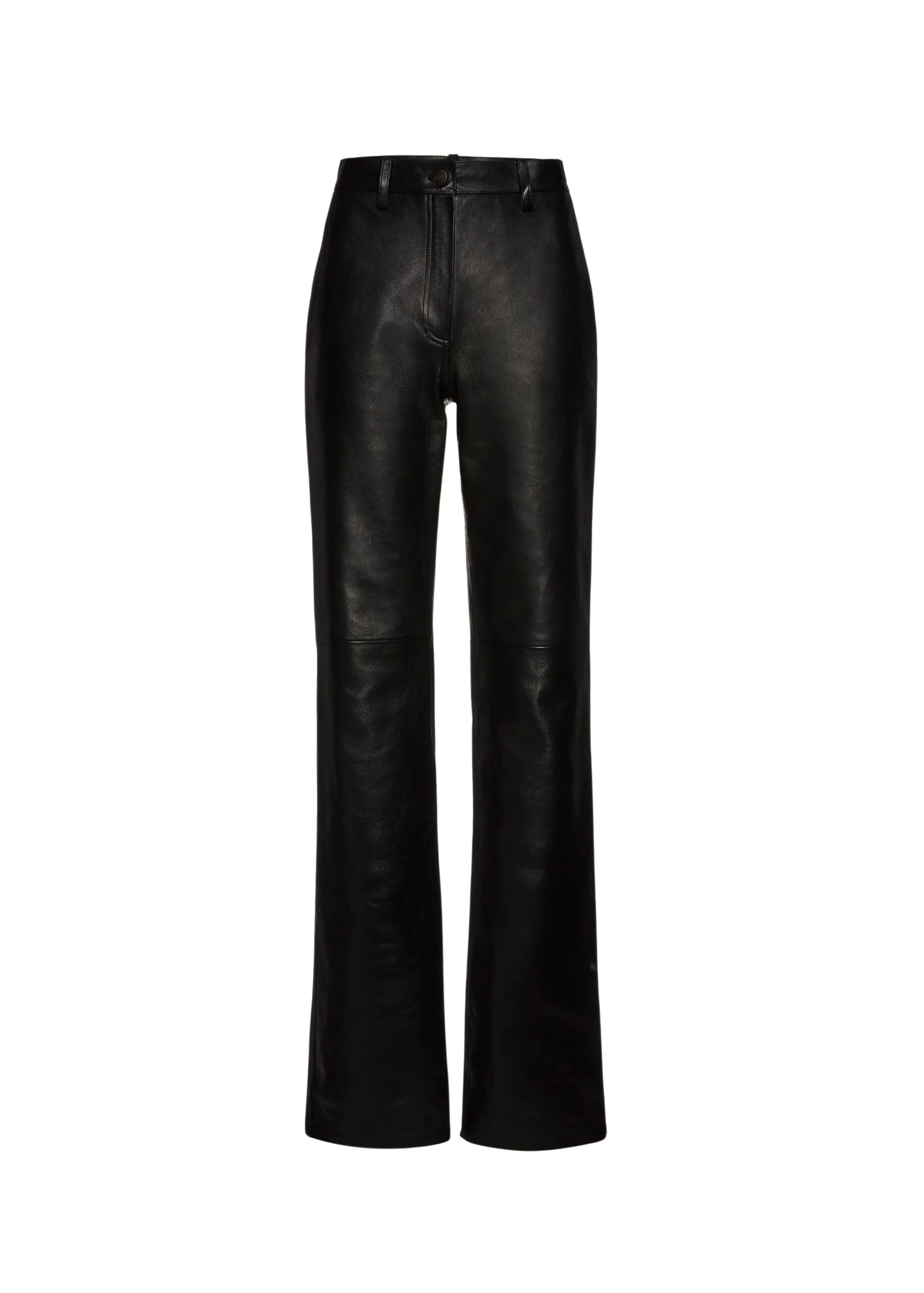 Magda Butrym Flared leather pants in black