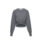 Magda Butrym Knotted longsleeve in grey Knit